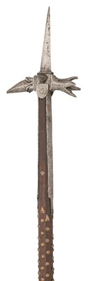 Lot 133 - Property from a Central European Collection A RARE GERMAN GOTHIC POL-AXE