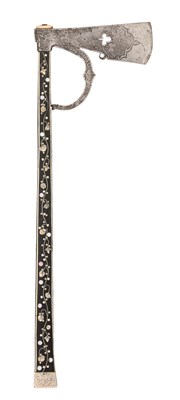 Lot 147 - ËœProperty from an Important Private Collection A GERMAN DECORATED PARADE AXE