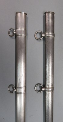 Lot 161 - TWO FRENCH CUIRASSIER SWORD SCABBARDS