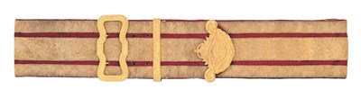 Lot 170 - A STANDARD BELT OF THE SECOND LIFE GUARDS