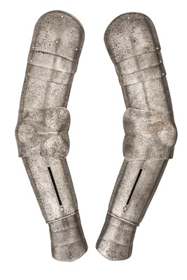 Lot 184 - TWO NEAR MATCHING GERMAN ARM-DEFENCES OR SPLINTS OF AN "ALMAIN RIVET"