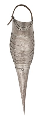 Lot 190 - A SABATON FOR THE RIGHT FOOT IN THE GERMAN 'GOTHIC' STYLE OF THE LATE 15TH CENTURY