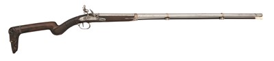 Lot 232 - A RARE 20 BORE FRENCH FLINTLOCK SPORTING GUN BY HONORÃ‰ MAYE Ã€ MARSEILLE