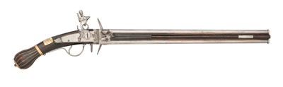 Lot 249 - A RARE EARLY FLINTLOCK WENDER PISTOL, DUTCH OR NORTH GERMAN, CIRCA 1655-60