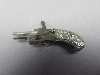 Lot 263 - A CASED PAIR OF LEFAUCHEUX PIN-FIRE MINIATURE PISTOLS