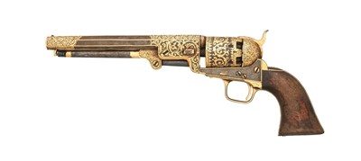 Lot 267 - A .36 CALIBRE COLT MODEL 1851 NAVY PERCUSSION REVOLVER