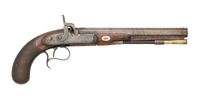 Lot 274 - A 40 BORE PERCUSSION DUELLING PISTOL BY JOSEPH CHARLES REILLY