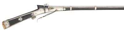 Lot 182 - A 25 BORE NORTH INDIAN MATCHLOCK GUN (TORADOR), 18TH/19TH CENTURY