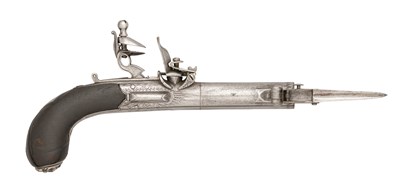 Lot 289 - Property from the Estate of Patrick Kelly A 40 BORE FLINTLOCK POCKET PISTOL