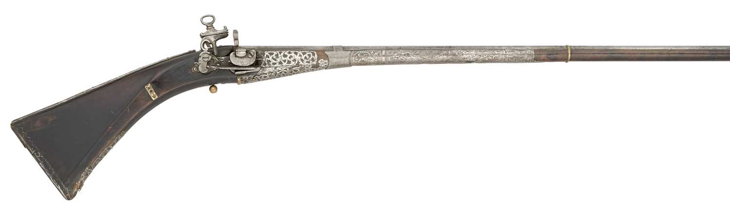 Lot 429 - A 42 BORE SARDINIAN MIQUELET-LOCK MUSKET, 18TH CENTURY