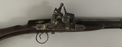 Lot 191 - A 22 BORE NORTH MOROCCAN SNAPHAUNCE MUSKET, 19TH CENTURY, PROBABLY TÉTOUAN