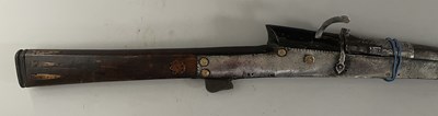 Lot 184 - A 14 BORE INDIAN MATCHLOCK MUSKET, 18TH/19TH CENTURY