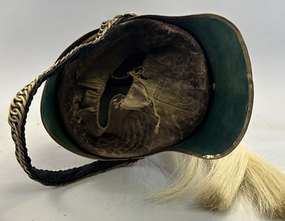 Lot 232 - A LATE VICTORIAN OFFICER’S HELMET OF THE HAMPSHIRE CARABINIERS