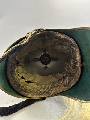 Lot 232 - A LATE VICTORIAN OFFICER’S HELMET OF THE HAMPSHIRE CARABINIERS