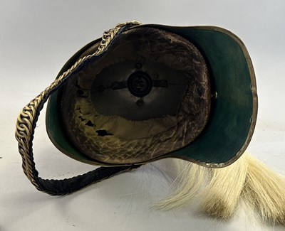 Lot 232 - A LATE VICTORIAN OFFICER’S HELMET OF THE HAMPSHIRE CARABINIERS
