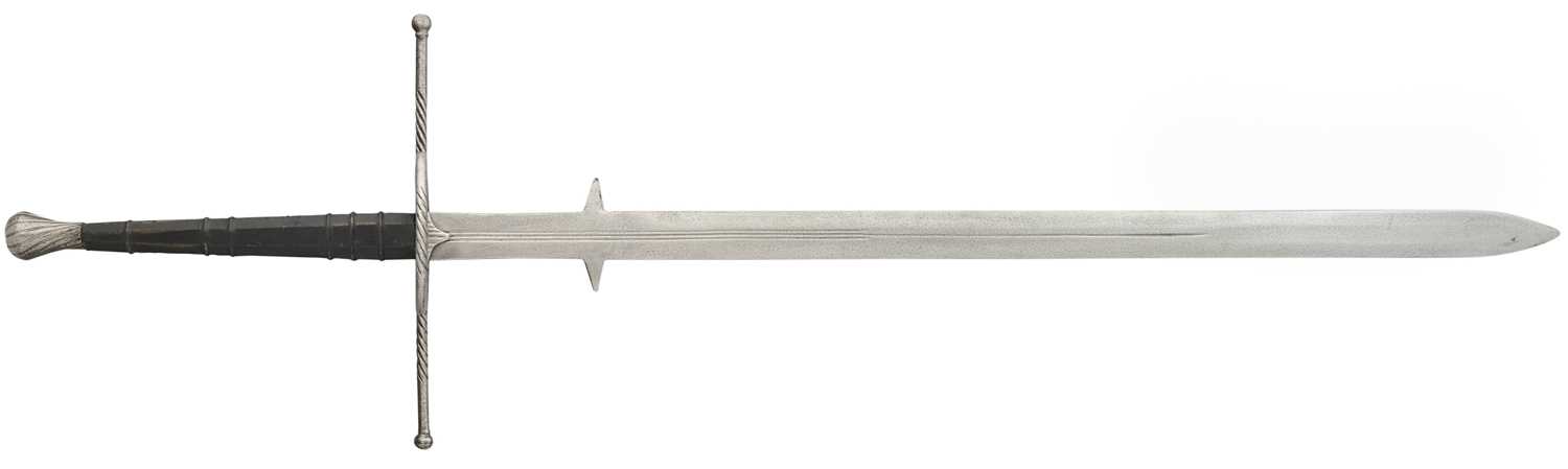 Lot 197 - A TWO-HAND SWORD IN GERMAN EARLY 16TH CENTURY STYLE, 20TH CENTURY