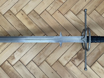 Lot 76 - A TWO-HAND SWORD IN GERMAN EARLY 16TH CENTURY STYLE, 20TH CENTURY