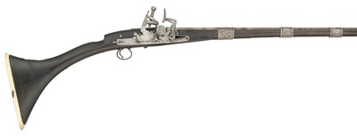 Lot 193 - A 14 BORE NORTH MOROCCAN SNAPHAUNCE MUSKET, 19TH CENTURY, PROBABLY TÉTOUAN