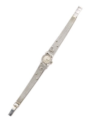 Lot 235 - ROLEX: LADY'S DIAMOND BRACELET COCKTAIL WATCH, 1960s