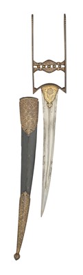 Lot 39 - A NORTH INDIAN DAGGER (KATAR), LATE 18TH CENTURY