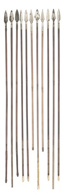 Lot 109 - ELEVEN NORTH INDIAN ARROWS (TIR), 17TH/18TH CENTURY, POSSIBLY ALWAR, RAJASTHAN