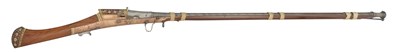 Lot 115 - A FINE 16 BORE NORTH INDIAN MATCHLOCK GUN (TORADOR), 18TH/19TH CENTURY, PROBABLY BUNDELKHAND