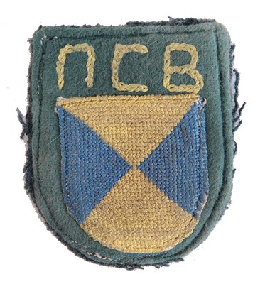 Lot 80 - A SIBERIAN  COSSACKS 2ND REGIMENT OF CORPS EMBROIDERED SLEEVE SHIELD INSIGNIA
