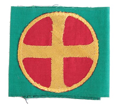 Lot 92 - NORWAY: A NORWEGION NS UNGDOM SFGLKIN (YOUTH FRONT) EMBROIDERED ARM INSIGNIA AND BRASSARD