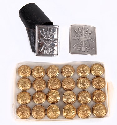Lot 124 - SPAIN: A CIVIL WAR PERIOD FALANGE BELT AND BUCKLE