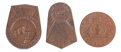 Lot 132 - HOLLAND: THREE DUTCH N.S.B. DAY BADGES