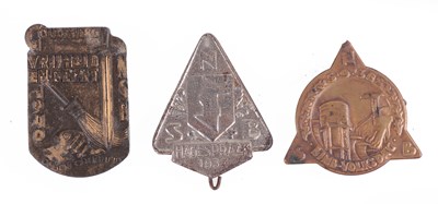 Lot 133 - HOLLAND: THREE DUTCH N.S.B. (NEDERLANDS SOCIALISTISCHE BEWEGING) DAY BADGES