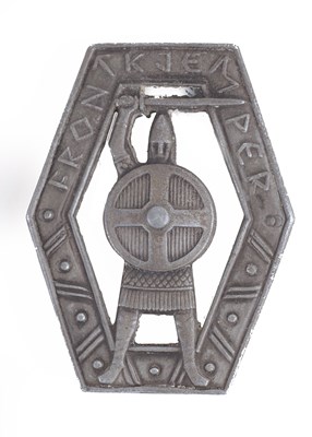 Lot 136 - NORWAY: A RARE NORWEGIAN VOLUNTEER (GERMAN SERVICE) FRONTKJEMPER AWARD IN SILVER