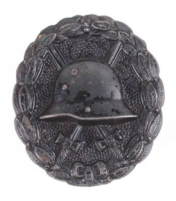 Lot 158 - GERMANY: AN IMPERIAL GERMAN WOUND BADGE BLACK