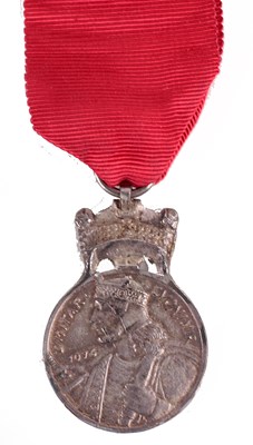 Lot 164 - CROATIA: A SECOND WORLD WAR MEDAL OF MERIT IN THE ORDER OF THE CROWN OF KING ZVONIMIR - SILVER CLASS