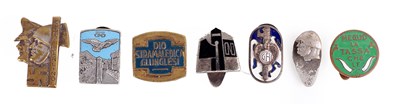 Lot 174 - ITALY: SEVEN SECOND WORLD WAR NATIONALIST ENAMELLED BADGES