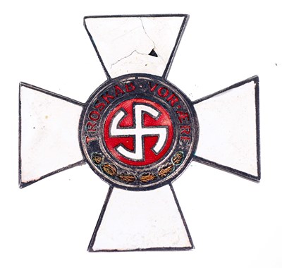 Lot 208 - DENMARK: A DANISH VOLUNTEER (GERMAN SERVICE) OFFICER'S 'SCHALBURGKORS' (SCHALBURG CROSS)