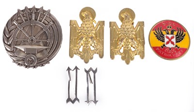 Lot 209 - SPAIN: A COLLECTION OF SPANISH CIVIL WAR NATIONALIST 'FALANGE' AND 'CARLIST'  METAL INSIGNIA