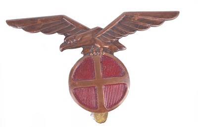 Lot 211 - NORWAY: A SECOND WORLD WAR NORWEGIAN VOLUNTEER (GERMAN SERVICE) NS VISOR CAP EAGLE