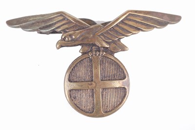 Lot 212 - NORWAY: A SECOND WORLD WAR NORWEGIAN VOLUNTEER (GERMAN SERVICE) NS VISOR CAP EAGLE