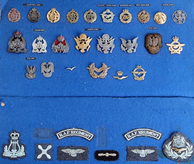 Lot 245 - THE ROYAL AIR FORCE - A COLLECTION OF METAL AND CLOTH INSIGNIA