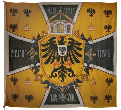 Lot 265 - KAISER WILHELM II - AN EMPERORS STANDARD (KAISER - STANDARTE) 1871-1918 -USED AT BEAULIEU