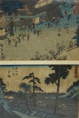 Lot 4 - A PAIR OF JAPANESE WOODBLOCK PRINTS