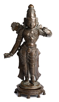 Lot 84 - A LARGE BRONZE FIGURE OF RAMA