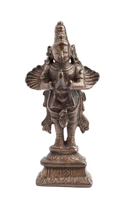 Lot 93 - A BRONZE FIGURE OF GARUDA