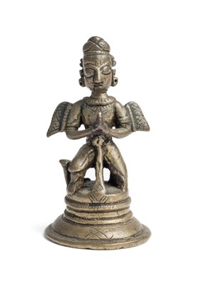 Lot 99 - A BRONZE FIGURE OF GARUDA