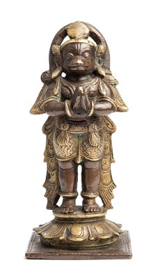 Lot 108 - A GANGAJUMNA FIGURE OF HANUMAN