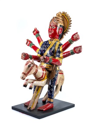 Lot 125 - DURGA ON HORSEBACK