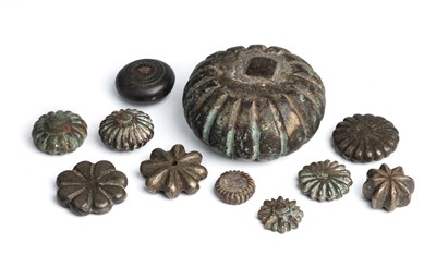 Lot 135 - A COLLECTION OF ELEVEN BRONZE OPIUM WEIGHTS