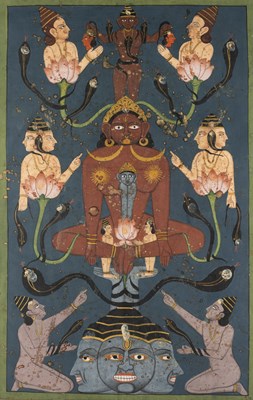 Lot 149 - â“Œ A JAIN TANTRIC PAINTING