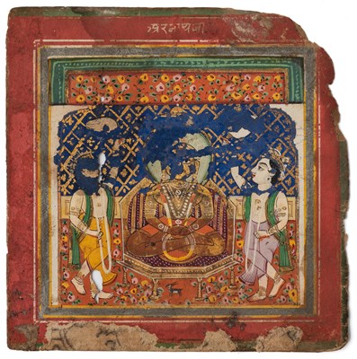 Lot 151 - FOUR INDIAN MINIATURE PAINTINGS